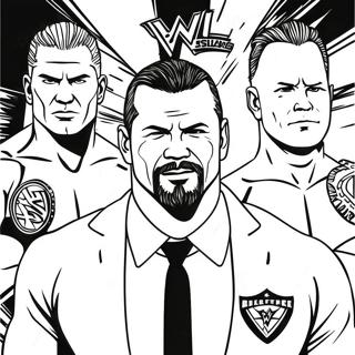 Paginas Para Colorir Dos Superstars Da Wwe Em Acao 9907-8151