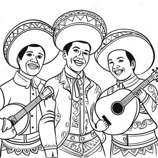 Pagina Para Colorir Da Banda Mariachi Vibrante 992-794