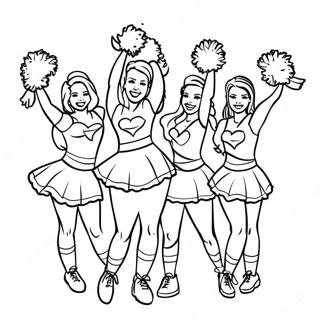 Pagina Para Colorir Das Cheerleaders Dos New England Patriots 9997-8222